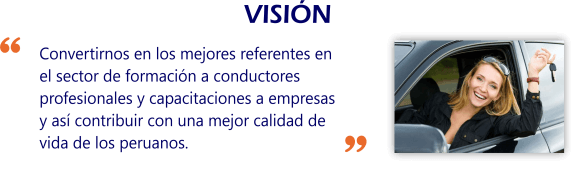 Quienes somos - Vision