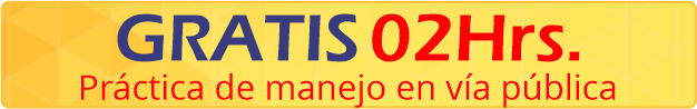 Clase de manejo via publica 2 Horas Gratis