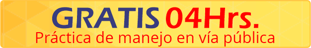 Clase de manejo via publica 4 Horas Gratis
