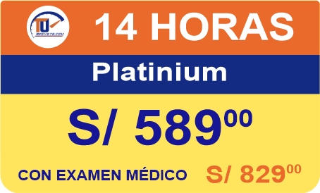 Clases de manejo en los olivos paquete super platinium